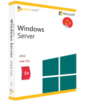 Microsoft Windows Server 2022 - 5 Pack User CAL Microsoft Windows Server 2022 - 5 Pack User CAL
