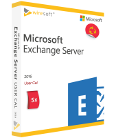 MICROSOFT EXCHANGE SERVER 2016 - 5 PACK USER CAL MICROSOFT EXCHANGE SERVER 2016 - 5 PACK USER CAL