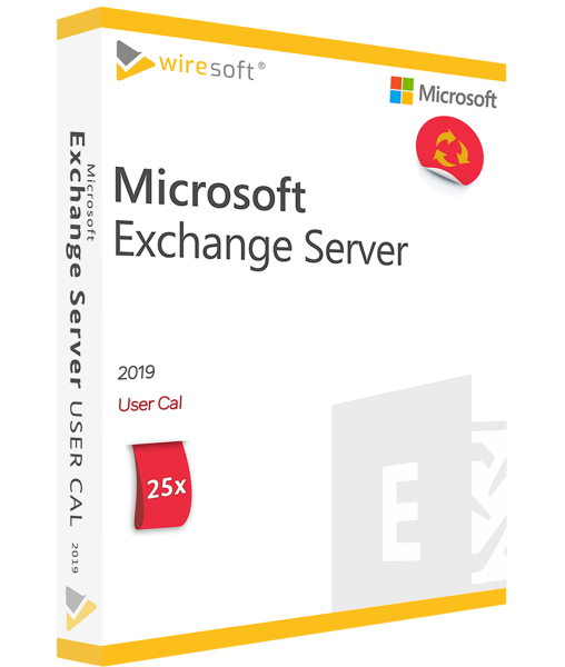 Microsoft Exchange Server 2019 - 25 Pack User CAL