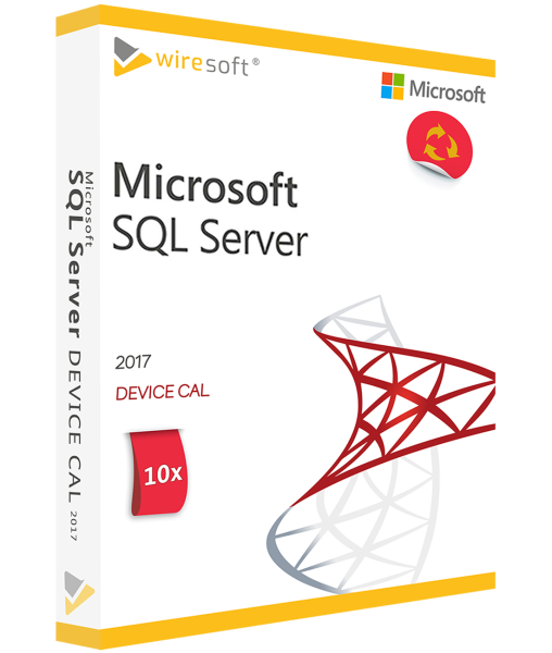 MICROSOFT SQL SERVER 2017 - 10 PACK DEVICE CAL